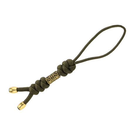 M-Tac Zeus Lanyard i flettet paracord-design, ideell for knivhåndtak og rask tilgang, stilfullt og slitesterkt tilbehør.
