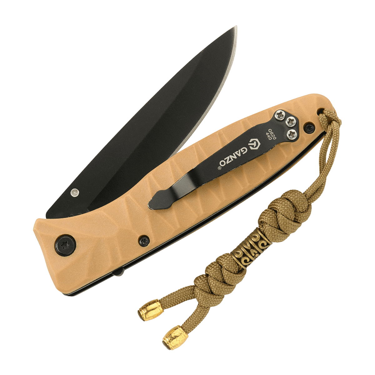 M-Tac Zeus Lanyard til kniv med flettet paracord for hurtig adgang og stilfuldt design. Praktisk forlængelse til kniv håndtag.