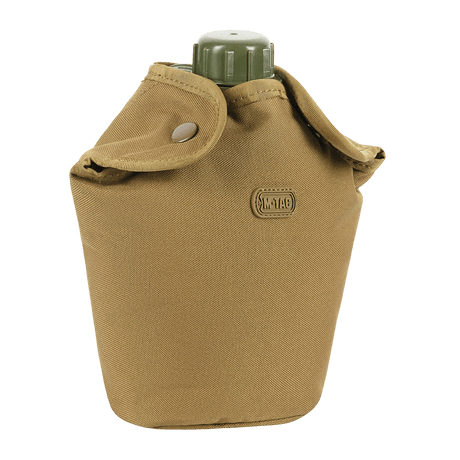 M-Tac Flaskeholder MOLLE for drikkeflasker, slitesterk 600D polyester med PVC-belegg og MOLLE-systemfeste.