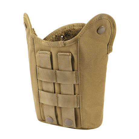 M-Tac Flaskeholder MOLLE i slitesterk polyester med PVC-belegg. Perfekt for fotturer og utendørsaktiviteter. Mål: 120 x 70 x 170 mm.