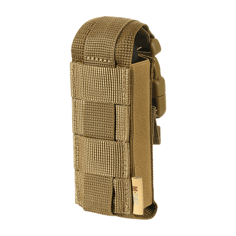 M-Tac Gasdåseholder Vertikal med MOLLE-system og Woojin-lås, fremstillet af MIL-SPEC strop, til montering på bælte eller udstyr.