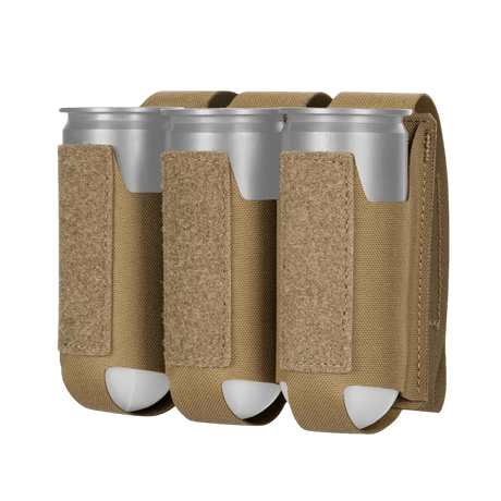 M-Tac pouch for 3 VOG-granater med MOLLE Laser Cut og borrelåsflapp for sikker oppbevaring av 40 mm VOG-25 granater, slitesterk Cordura.