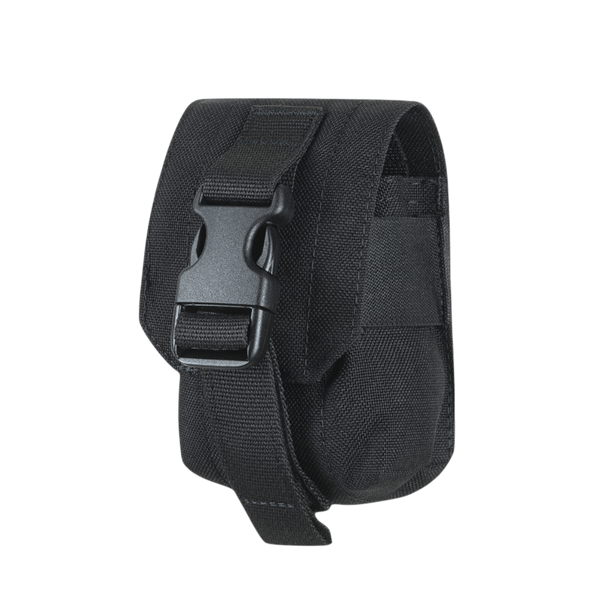 Sort M-Tac Lomme til Fragmentgranat Laser Cut i slidstærk Cordura 500D med fastex-lukning, ideel til granatopbevaring.