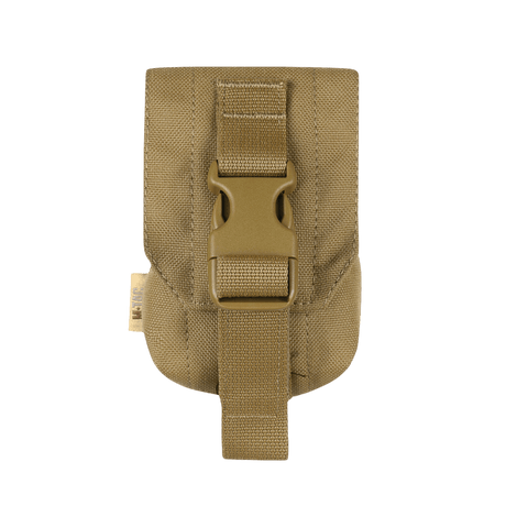 M-Tac lomme til Fragmentgranat Laser Cut i kamelfarget nylon med spenne, galleri posisjon 1 til oppbevaring av granat eller taktisk utstyr.