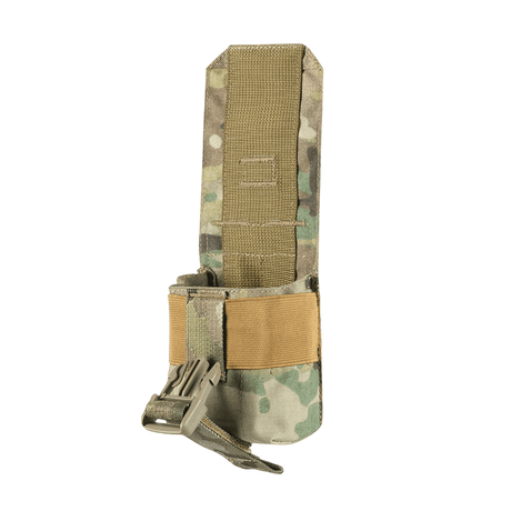 M-Tac lomme til Fragmentgranat Laser Cut i multicam-nylon med elastisk bånd og robust spenne, galleri posisjon 1 til taktisk oppbevaring av granat.