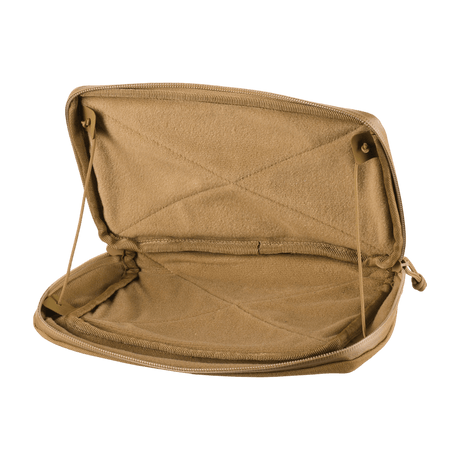 M-Tac Admin Pouch Large Elite i åpen tilstand, laget av Cordura 500D, ideell for taktisk utstyr og oppbevaring.