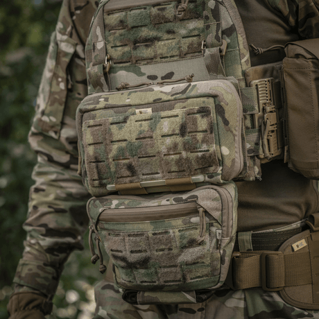 M-Tac Admin Pouch Large Elite for kampbruk, laget av slitesterkt Cordura 500D, med laserskåret velcro-panel for patcher.
