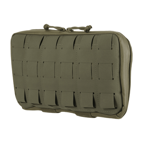 M-Tac Admin Pouch Large Elite i slitesterkt Cordura med laserskåret velcro-panel for taktisk oppbevaring.