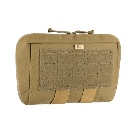 M-Tac Admin Pouch X-Large Elite laget av robust Cordura 500D med Laser Cut-design og velcro for patcher, ideell for taktisk utstyr.