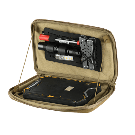 M-Tac Admin Pouch X-Large Elite åpen for oppbevaring av taktiske verktøy og nettbrett