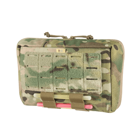 M-Tac Admin Pouch X-Large Elite i camouflage med Laser Cut-design og elastikk, designet for taktisk utstyr og effektiv organisering.