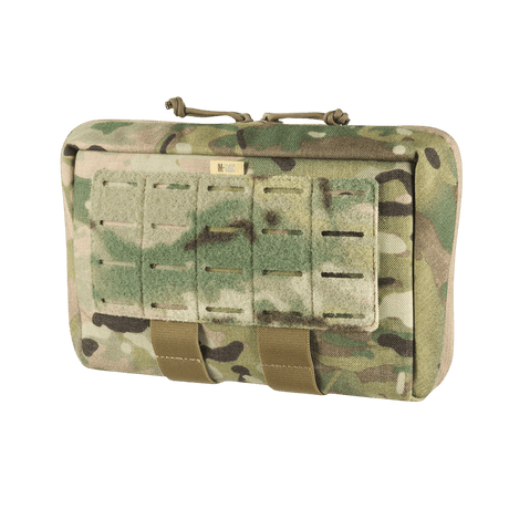 M-Tac Admin Pouch X-Large Elite i camouflage, robust Cordura 500D-veske med modulært design for taktisk utstyr og patcher.