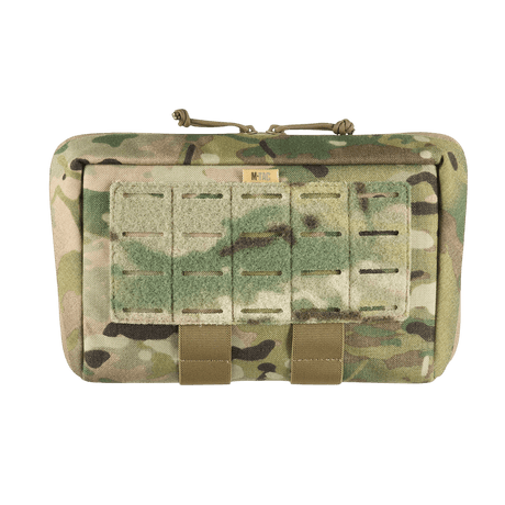 M-Tac Admin Pouch X-Large Elite i kamuflasjemønster med Laser Cut-design, egnet for taktisk utstyr og oppbevaring.