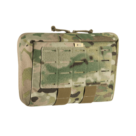 M-Tac Admin Pouch X-Large Elite i robust Cordura, perfekt for taktisk oppsett med modulære innsatser og Laser Cut-design, camo-mønster.