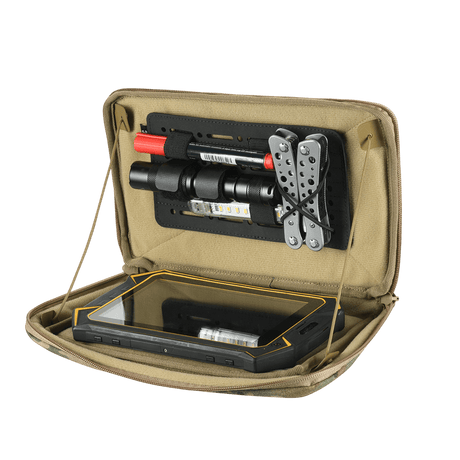 M-Tac Admin Pouch X-Large Elite åpen veske med verktøy og nettbrett, optimalisert for taktisk utstyr i et romslig og holdbart Cordura 500D-design
