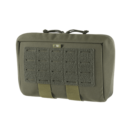 M-Tac Admin Pouch X-Large Elite laget av slitesterk Cordura med velour-borrelås for modulære inserts, ideell for taktisk utstyr.