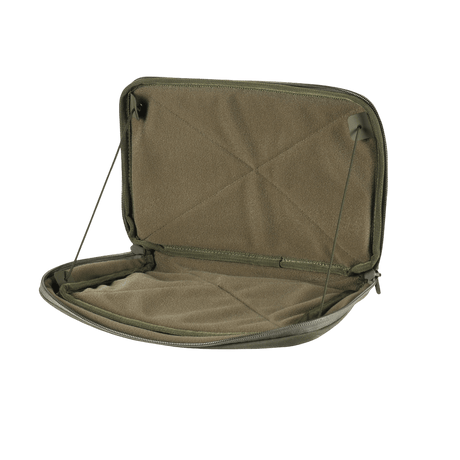 Åpen M-Tac Admin Pouch X-Large Elite med romslig interiør, slitesterk Cordura 500D og velour-borrelås for modulære inserts.