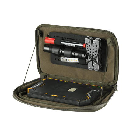 M-Tac Admin Pouch X-Large Elite med organiserende rom, egnet for taktisk utstyr, laget i slitesterk Cordura 500D og Squadron.