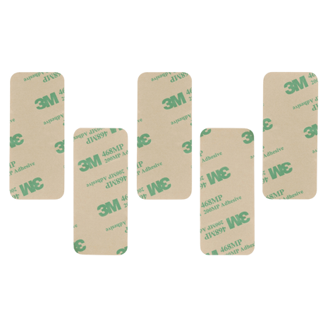 M-Tac Vilha Cover Sticker Sæt (5 stk) med sterk 3M-lim for hjelmer, telefoner og harde overflater, motstår fukt og avskalling.