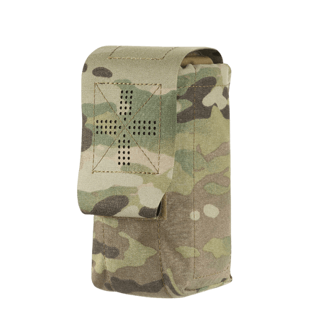 M-Tac mediclomme Small Vertical Elite i multicam-nylon med intern IFAK-organizer og NIJ-sertifisering, vist i galleri posisjon 1.