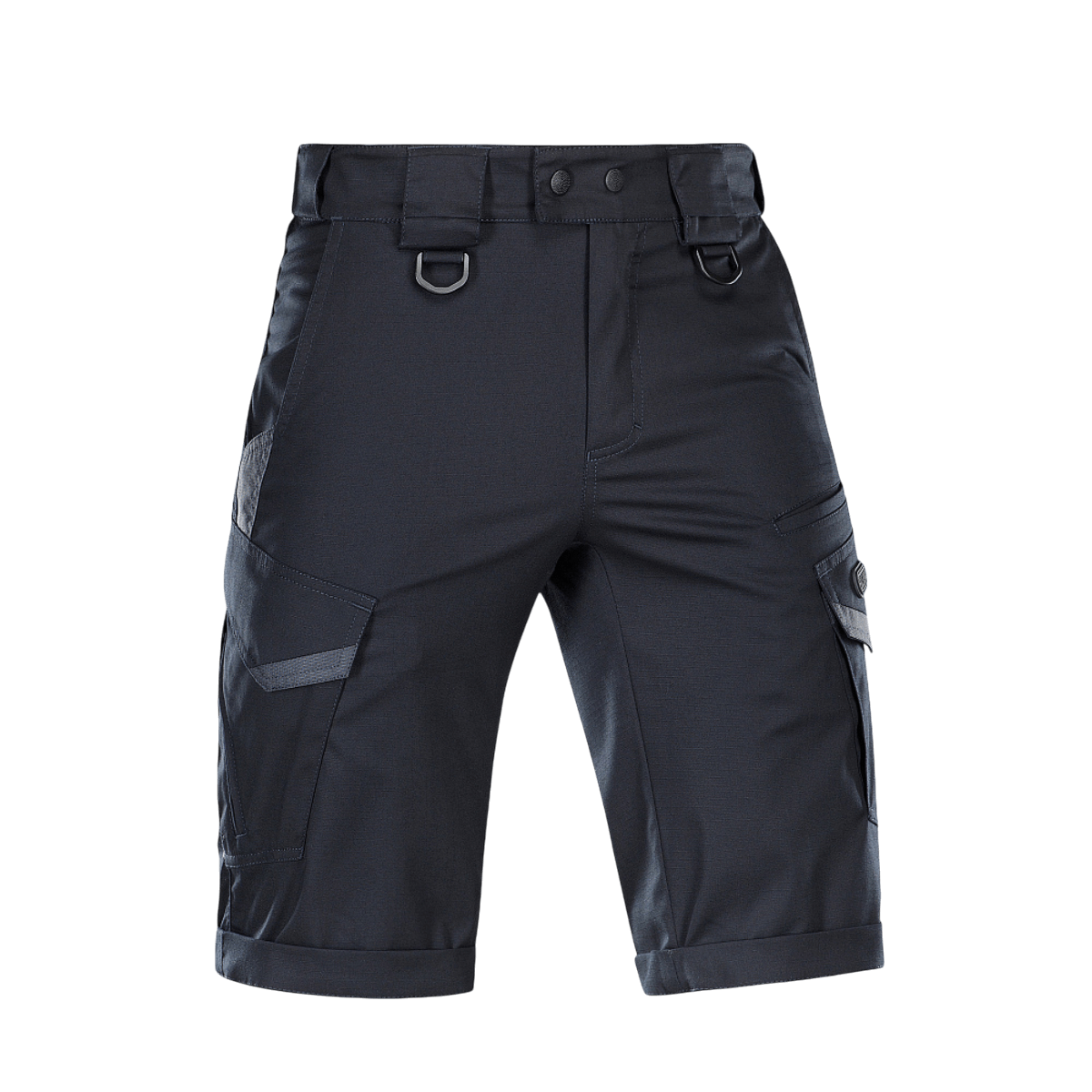 M-Tac Shorts Aggressor Gen.II Flex i sort til træning og fritid, lavet af rip-stop materiale med Teflon-belægning.