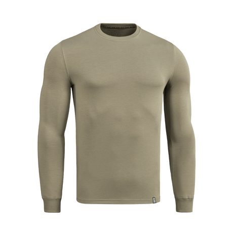 M-Tac Pullover 4 Seasons i minimalistisk design, rund hals og elastiske mansjetter, ideell for helårsbruk, fremstilt av bomull og elastan