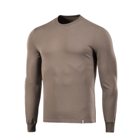 M-Tac Pullover 4 Seasons i rund hals-design for hverdags- og taktisk bruk, laget av 95% bomull og 5% elastan, veier 280 g/m²