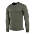 M-Tac Pullover 4 Seasons i olivengrøn med rund hals, perfekt til brug året rundt. Minimalistisk design i 95% bomuld og 5% elastan.