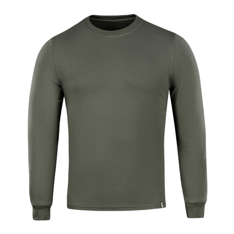 M-Tac Pullover 4 Seasons i grå, minimalistisk design med rund hals, laget av bomull og elastan, egnet for bruk året rundt.