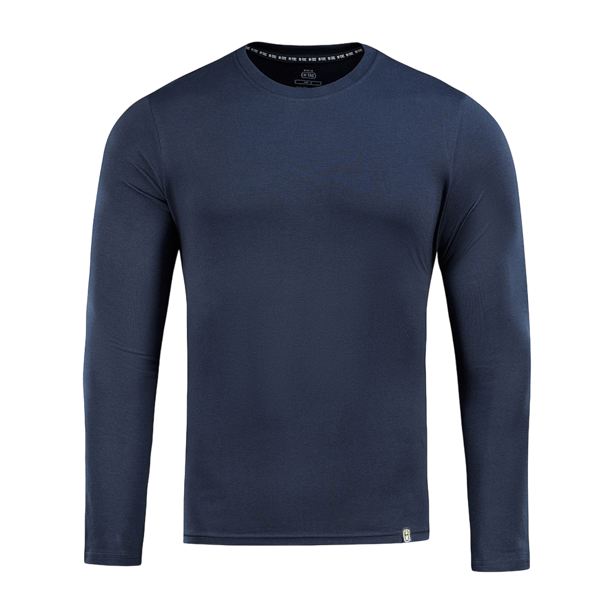 M-Tac Long-sleeve T-shirt 93/7 i navyblå, lavet af 93% bomuld og 7% elastan for holdbarhed og komfort, ideel til sport og friluftsliv