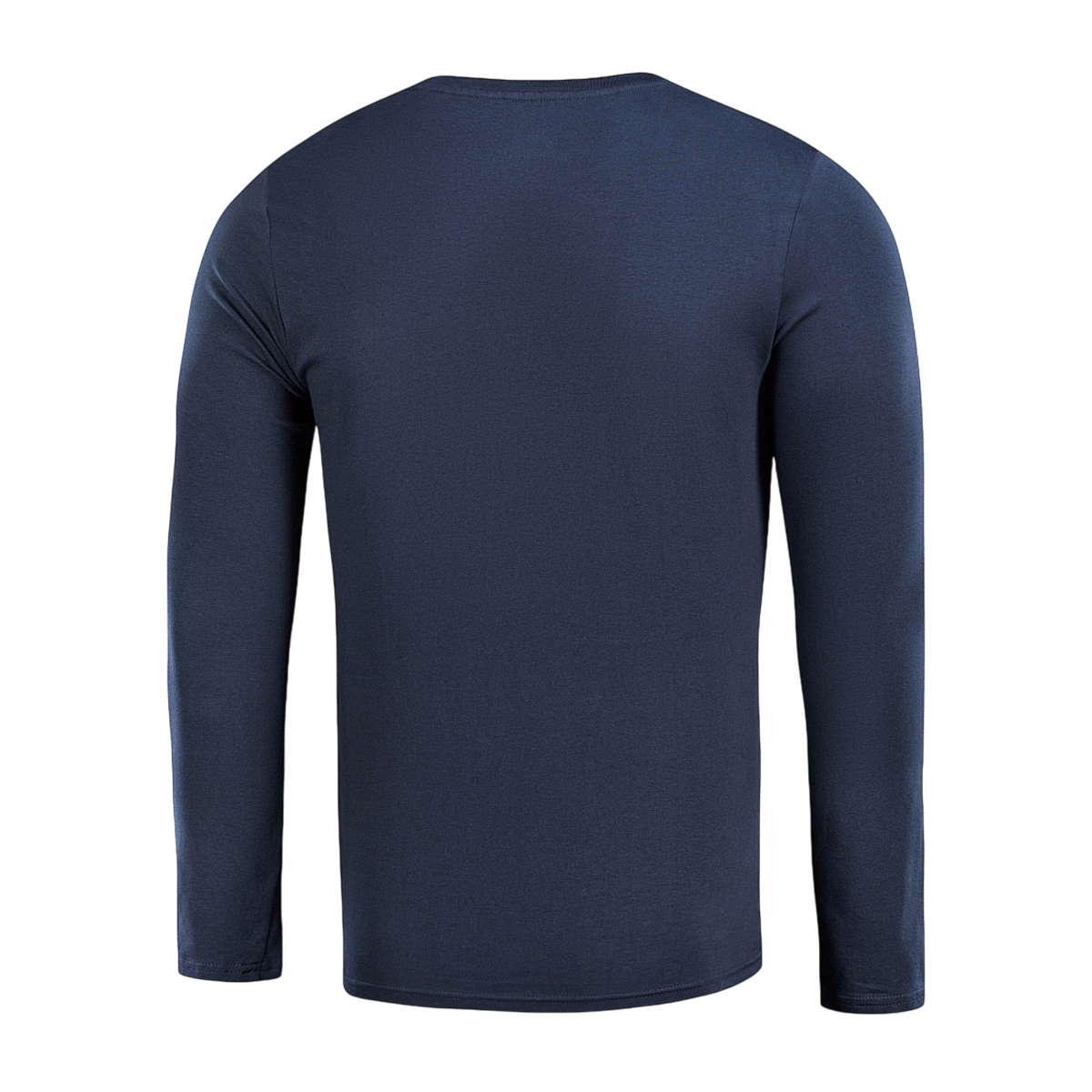 M-Tac Long-sleeve T-shirt 93/7 lavet af 93% bomuld og 7% elastan, bagsidevisning, ideel til hverdag og sport, mørkeblå farve