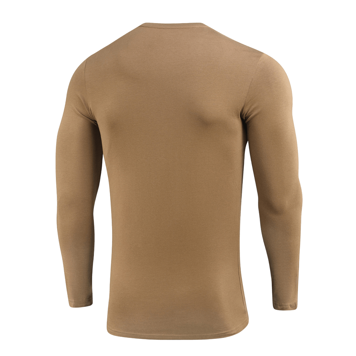M-Tac Long-sleeve T-shirt 93/7 set bagfra, lavet af 93% bomuld og 7% elastan, ideel til hverdag, sport og friluftsliv.