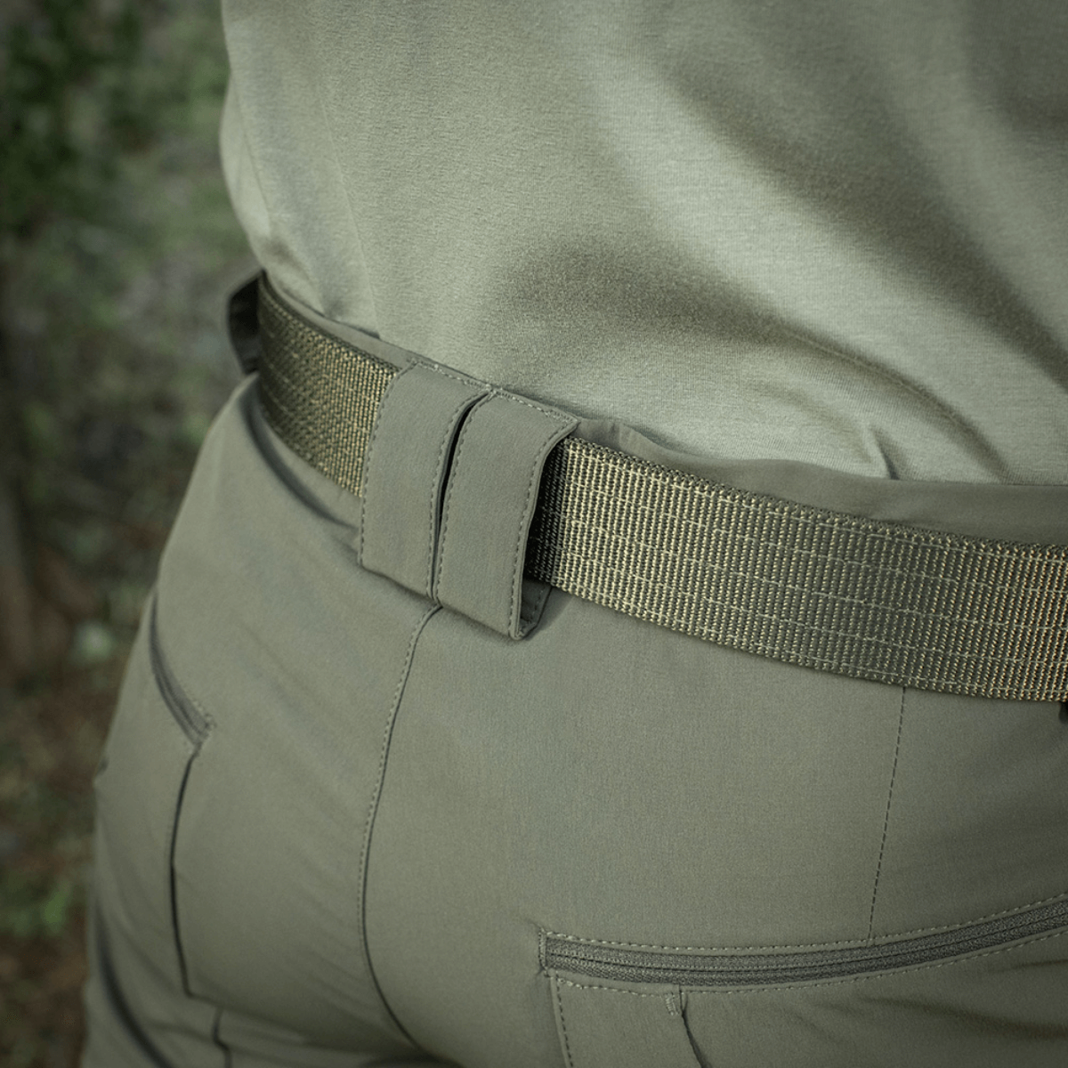 M-Tac Shorts Rubicon Flex i mørk oliven med praktiske cargo-lommer og elastisk pasform til sommerbrug