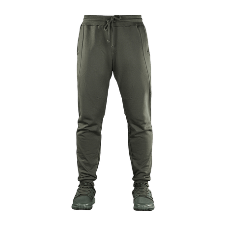 M-Tac Bukser Stealth Cotton alsidige sportsbukser i 100% bomuld, perfekt til løb og fitness med optimal pasform og bevægelsesfrihed
