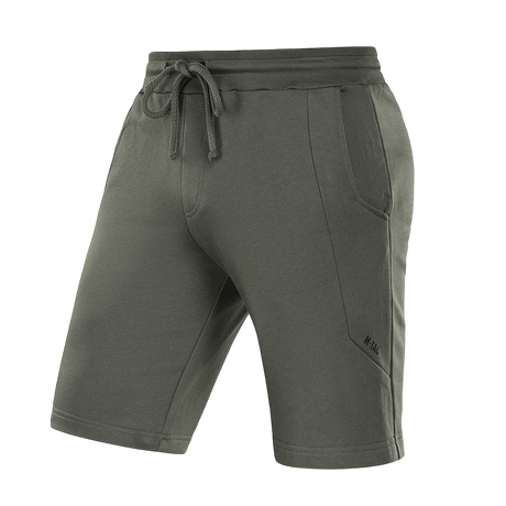 M-Tac Shorts Casual Fit Cotton i grønt design med elastik i taljen, to sidelommer og diskret logo til komfortabel sommerbrug.
