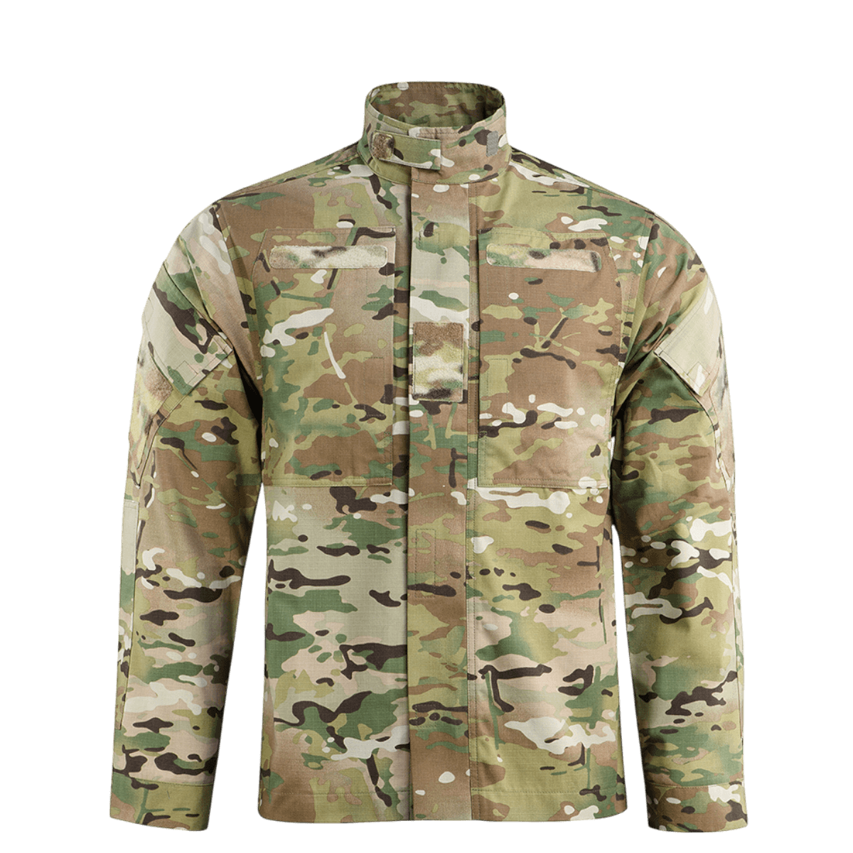 M-Tac Feltjakke NYCO Extreme i Multicam-mønster, lavet af holdbart amerikansk NYCO Extreme stof, ideel til kamp og udendørs brug.