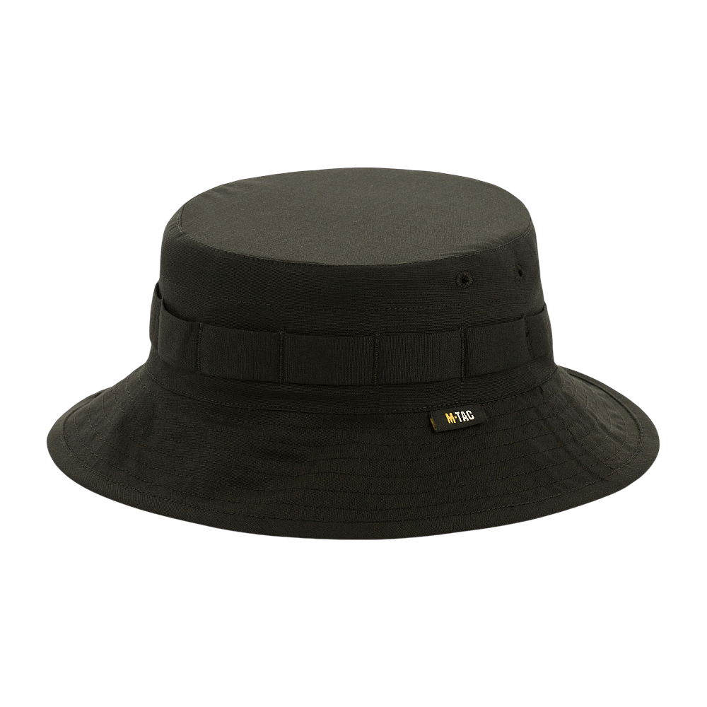 M-Tac Panama Rip-Stop army-hat med semi-stiv skygge og ventilationshuller, ideel til camouflageudstyr og kraftig vindbeskyttelse.