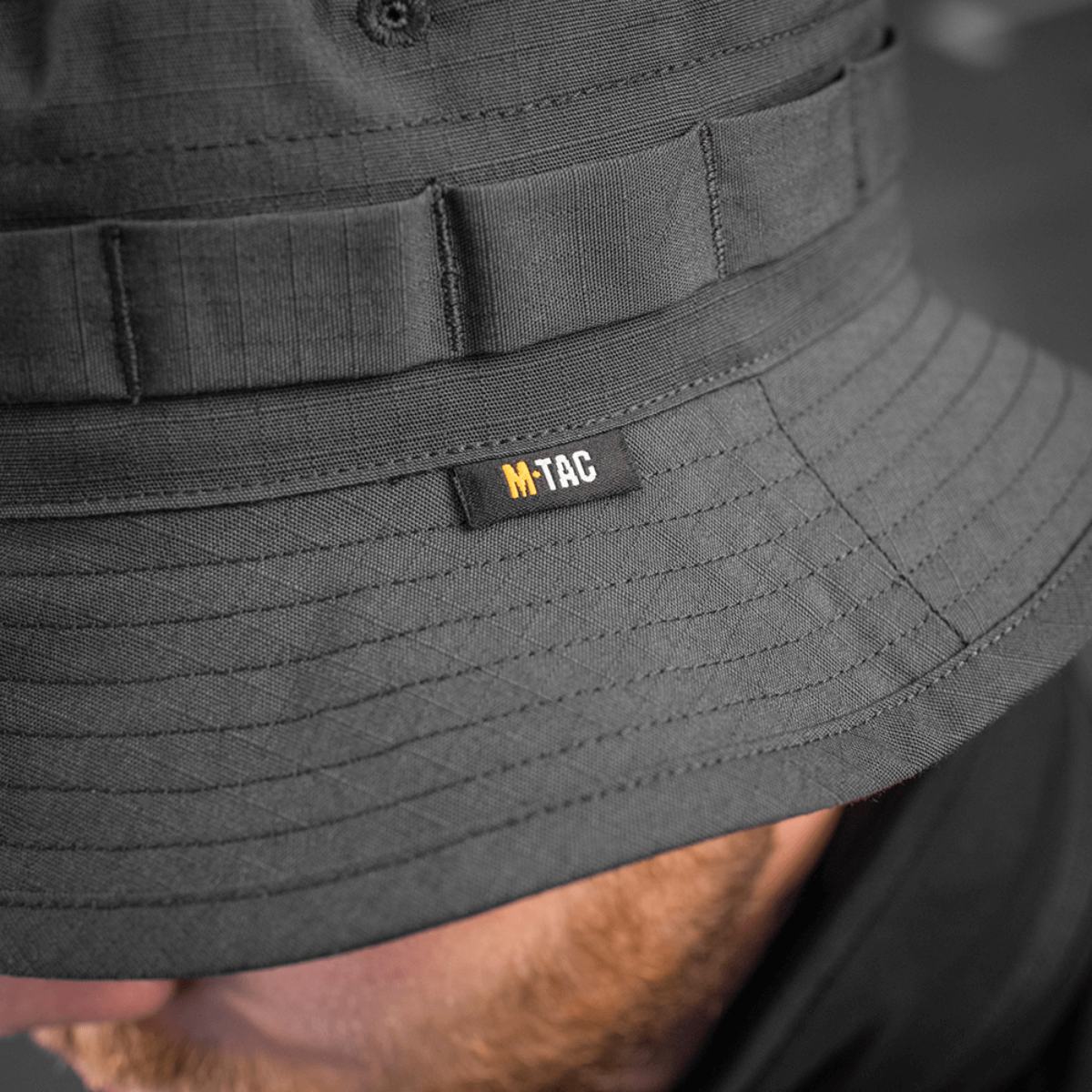 M-Tac Panama Rip-Stop med semi-stiv skygge og ventilationshuller til optimal åndbarhed og camouflageudstyr.