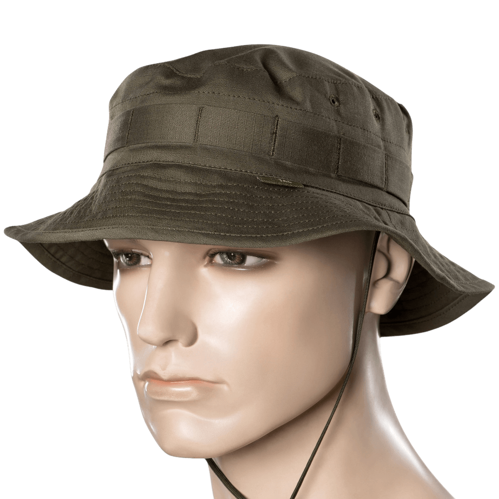 M-Tac Panama Rip-Stop army-hat med semi-stiv skygge og ventilationshuller, perfekt til camouflage og optimal åndbarhed.