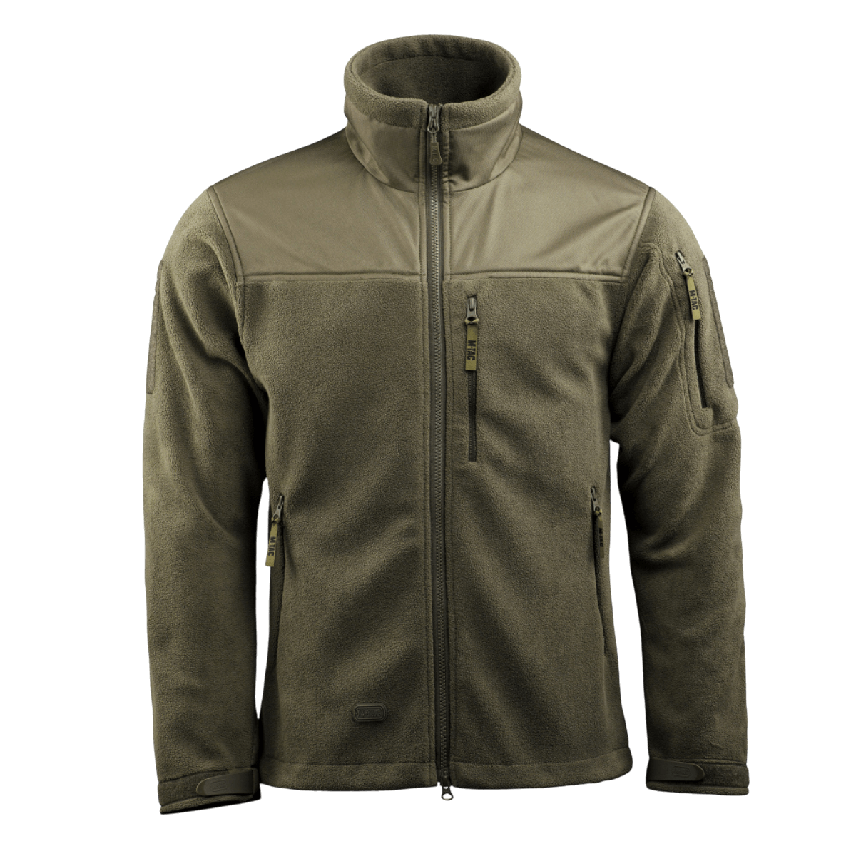 M-Tac Alpha Microfleece Jakke Gen.II fleecetrøje med Oxford nylon forstærkninger til taktisk og outdoor-brug i koldt vejr