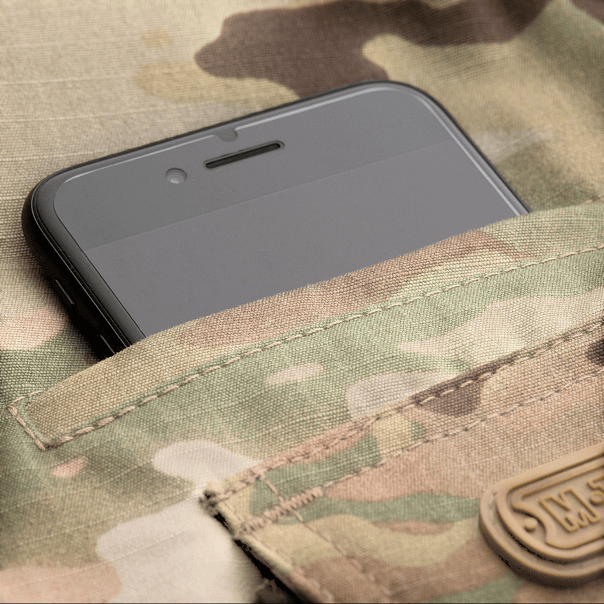 M-Tac Bukser Aggressor Elite NYCO i multicam med detaljeret syning og lommedesign, gallery position 1 tæt på stof og lomme