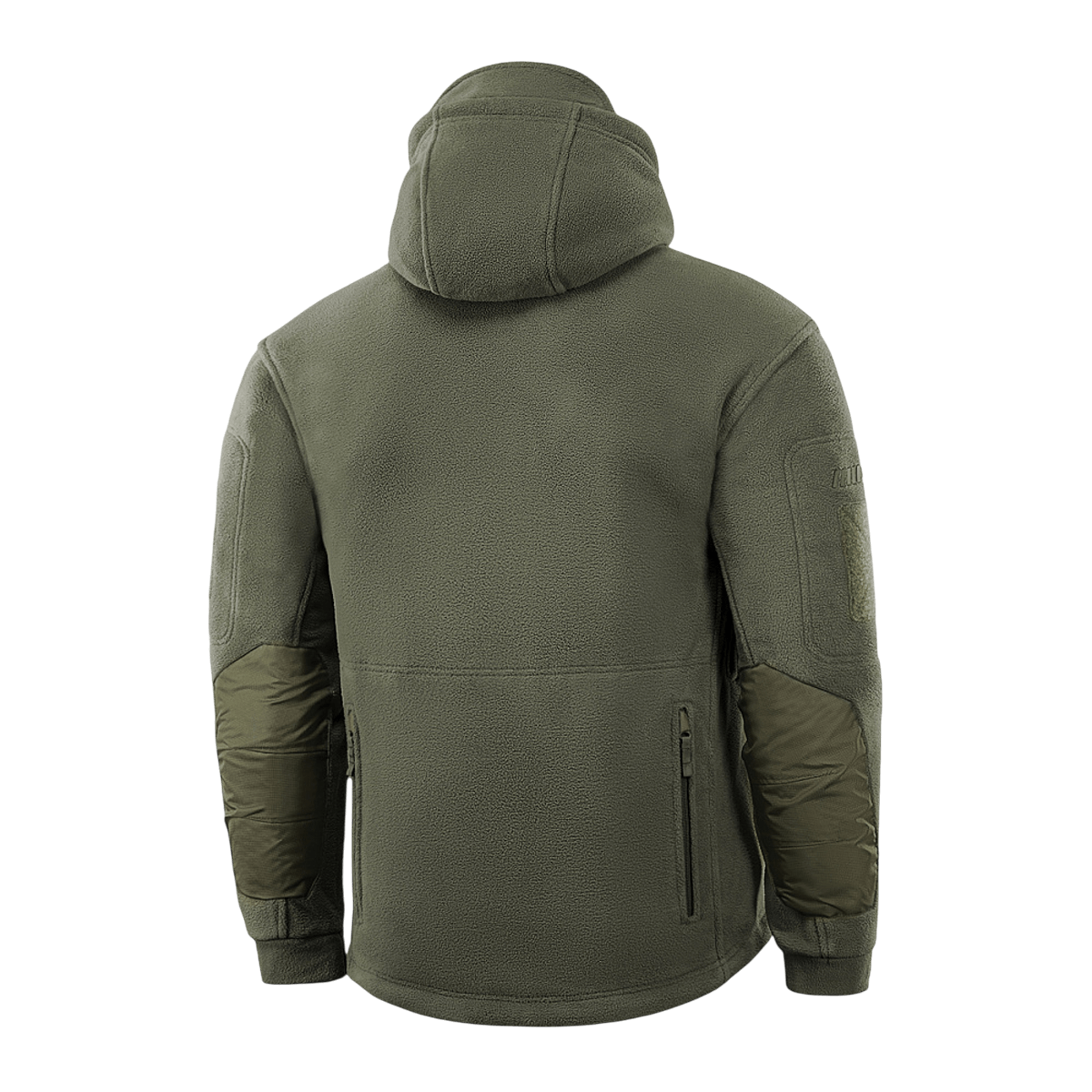 M-Tac Division Gen.II Windblock Fleecejakke set bagfra, ideel til varme og vindbeskyttelse i køligt vejr.
