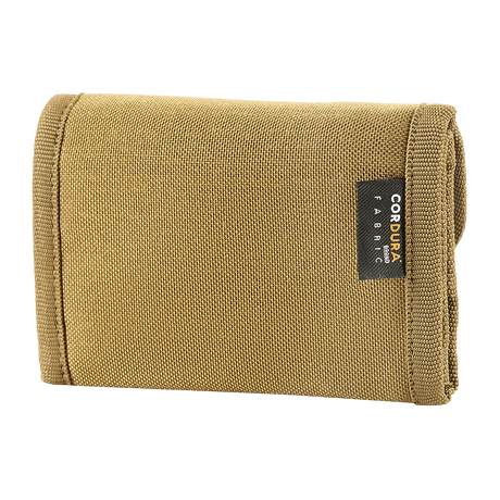 M-Tac Pung Elite Gen.II i slitesterkt Cordura 500D-materiale, sandfarget, med stilfullt design og YKK glidelås for kontanter og kort.