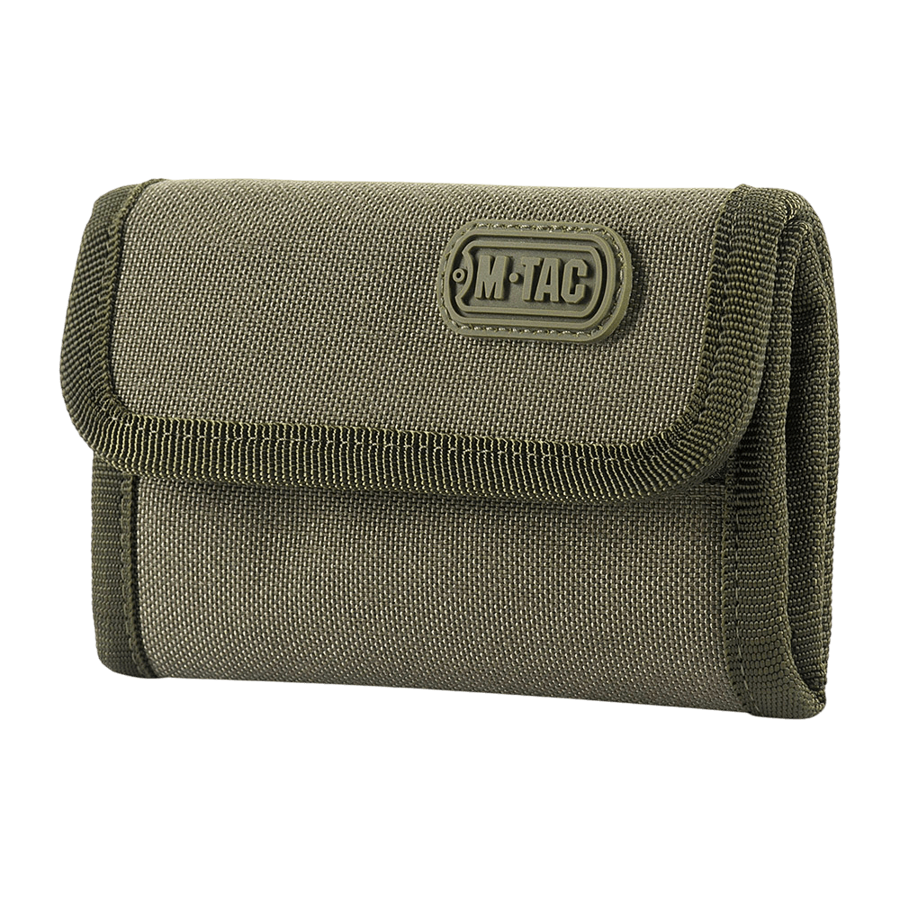 M-Tac Pung Elite Gen.II holdbar pung i Cordura 500D med M-Tac logo, YKK lynlåse og PVC-belægning, ideel til kontanter og kort.