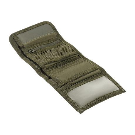 M-Tac Pung Elite Gen.II i slitesterkt Cordura 500D med flere rom og YKK-lynlåser, ideell for kontanter og kort.