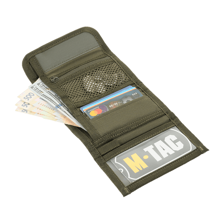 M-Tac Pung Elite Gen.II åpen, med sedler, kort og glidelåslomme