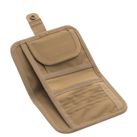 M-Tac Pung med Patch Panel Elite Large i 1000D CORDURA® med rom for kort og sedler samt Velcro-lukking, beige farge