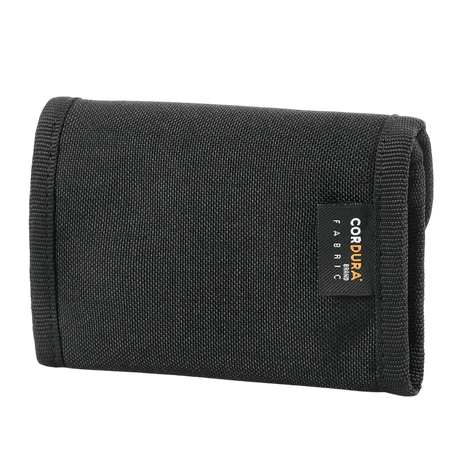 M-Tac Pung med Patch Panel Elite Gen. II i slitesterkt Cordura 500D-materiale, viser utsiden av den svarte pungen fra M-Tac.