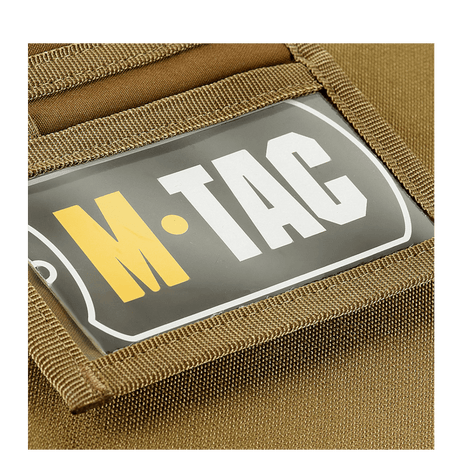 M-Tac pung med Patch Panel Elite Gen. II med robust Oxford- og Cordura-materiale, fokus på holdbarhet og plass til kort og kontanter.