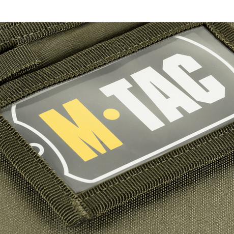 Nærbilde av M-Tac pung med Patch Panel Elite Gen. II med slitesterkt materiale og velcro-panel.